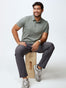 Men's Polo in Mercury Green | Shop Fresh Clean Threads