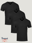 All Black Subscription 3-Pack | V-Necks | Fresh Clean Threads